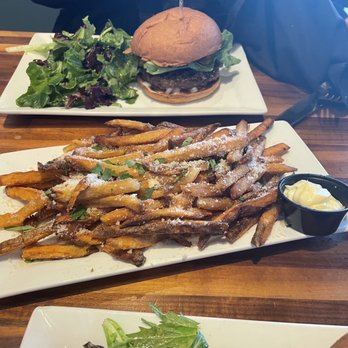 Burger Bach - Truffle fries - Burgers Near Me - Charlottesville, Virginia Burger Bach - Truffle fries - Burgers Near Me - Charlottesville, Virginia