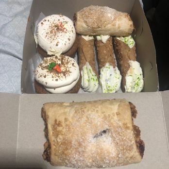 Sapienza Pastry - Cannoli, Large Carrot cake cupcake - Bakeries Near Me - Elmont, New York Sapienza Pastry - Cannoli, Large Carrot cake cupcake - Bakeries Near Me - Elmont, New York