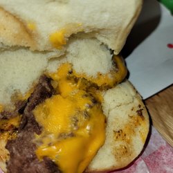 Mr Beast burger ordered with caramelized onions. Came plain and mangled like a dog got hold of it.