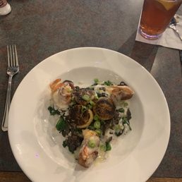 Bacon, wrapped shrimp and Seared Georges Bank Scallops & Applewood Bacon Wrapped Shrimp Bacon, wrapped shrimp and Seared Georges Bank Scallops & Applewood Bacon Wrapped Shrimp