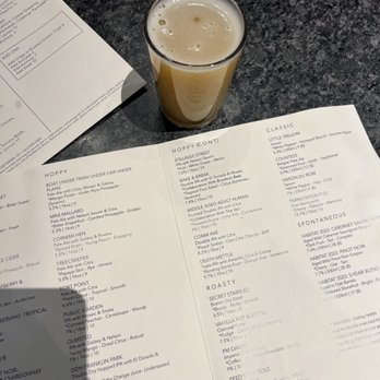 Trillium Brewing - Fort Point - Menu - Breweries Near Me - Boston, Massachusetts