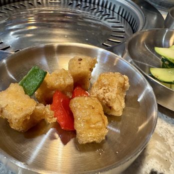 Blazin K-BBQ - Tofu banchan - Korean Near Me - Monroe, Washington