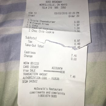 McDonald's - What i got - Fast Food Near Me - Merrillville, Indiana McDonald's - What i got - Fast Food Near Me - Merrillville, Indiana