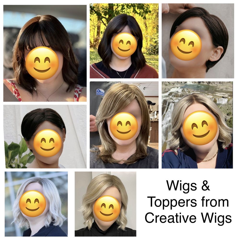 Creative Wigs and Hair Replacement Logo