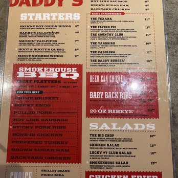 Bone Daddy's - God menu - Barbeque Near Me - Arlington, Texas Bone Daddy's - God menu - Barbeque Near Me - Arlington, Texas