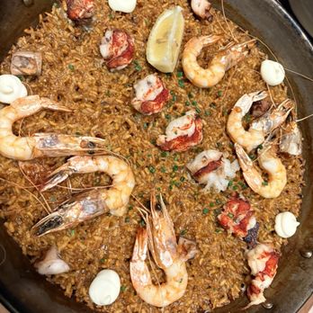 Telefèric Barcelona - Lobster paella - Spanish Near Me - Roseville, California
