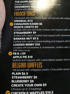 Menu photo 7 Jonny Cakes Cafe Troy, MI