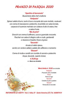 Menu photo 1 Le 5 Botti Santa Venerina, CT Menu photo 1 Le 5 Botti Santa Venerina, CT