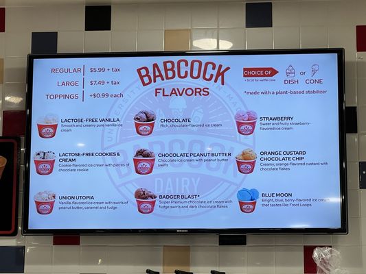 Menu photo 3 Babcock Dairy Store Madison, WI