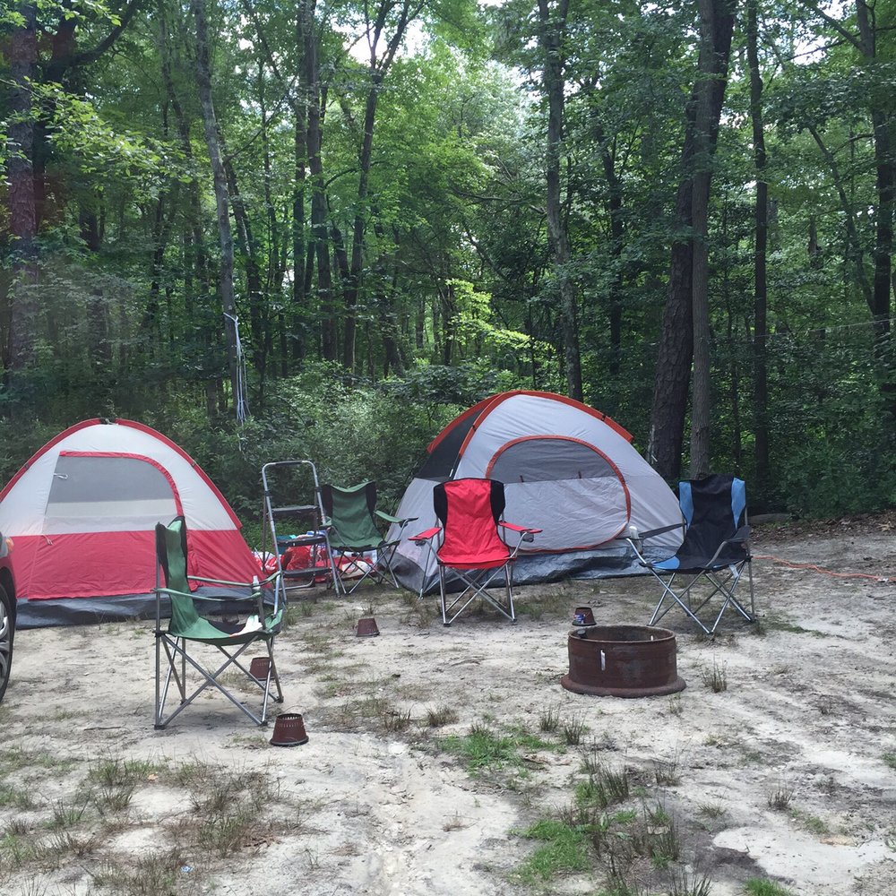 Our campsite at Timberland Lake Our campsite at Timberland Lake