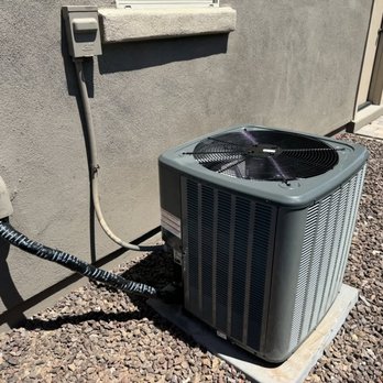 Patriot Air - New condenser with fresh electrical whip and disconnect, Tempe-area home. - Heating & Air Conditioning/HVAC Near Me - Tempe, Arizona Patriot Air - New condenser with fresh electrical whip and disconnect, Tempe-area home. - Heating & Air Conditioning/HVAC Near Me - Tempe, Arizona