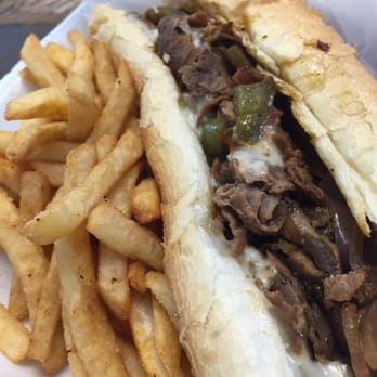 Bella Roma Pizza - Philly Cheesesteak sandwich-all the way- with fries. - Italian Near Me - Knoxville, Tennessee