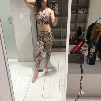 Bikram Yoga Fullerton - This locker room is always CLEAN & stocked w/ useful amenities. (I was alone in photo btw) Also how cute is my matching cheetah outfit? Rawr - Yoga Near Me - Fullerton, California