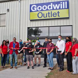 Goodwill Outlet Store - Ribbon cut for the Outlet Store's Grand Opening.