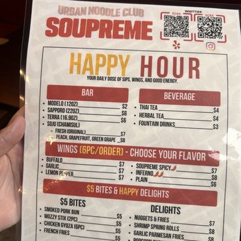 Soupreme Noodle - Happy hour menu - Vietnamese Near Me - Whittier, California Soupreme Noodle - Happy hour menu - Vietnamese Near Me - Whittier, California