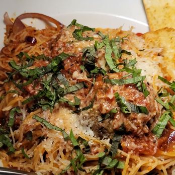 Rustico Wood Fired Grill and Wine Bar - Meatball pasta marinara - Bars Near Me - Flower Mound, Texas Rustico Wood Fired Grill and Wine Bar - Meatball pasta marinara - Bars Near Me - Flower Mound, Texas