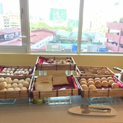 Ace Water Spa - Bread section of breakfast buffet located in 8th floor