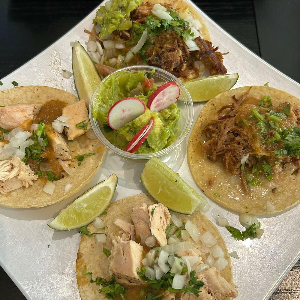 Ivy Kitchen - We ordered the 4 tacos (2 chicken and 2 pork carnitas) - New American Near Me - Corona, California Ivy Kitchen - We ordered the 4 tacos (2 chicken and 2 pork carnitas) - New American Near Me - Corona, California