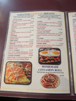 Menu photo 4 City Diner Tulsa, OK