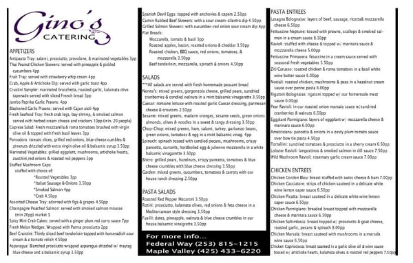 Gino's Bistro Maple Valley by null