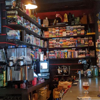 Black Circle - Wall of VHS - Breweries Near Me - Indianapolis, Indiana