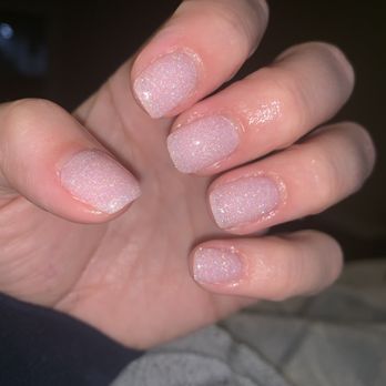 Mindy Nails Bar - Dip powder in a natural-ish color. A little sparkle makes it fun! I love their dip powder color selection! - Nail Salons Near Me - Whittier, California Mindy Nails Bar - Dip powder in a natural-ish color. A little sparkle makes it fun! I love their dip powder color selection! - Nail Salons Near Me - Whittier, California