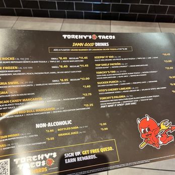 Torchy's Tacos - Drink Menu - Tacos Near Me - North St Petersburg, Florida