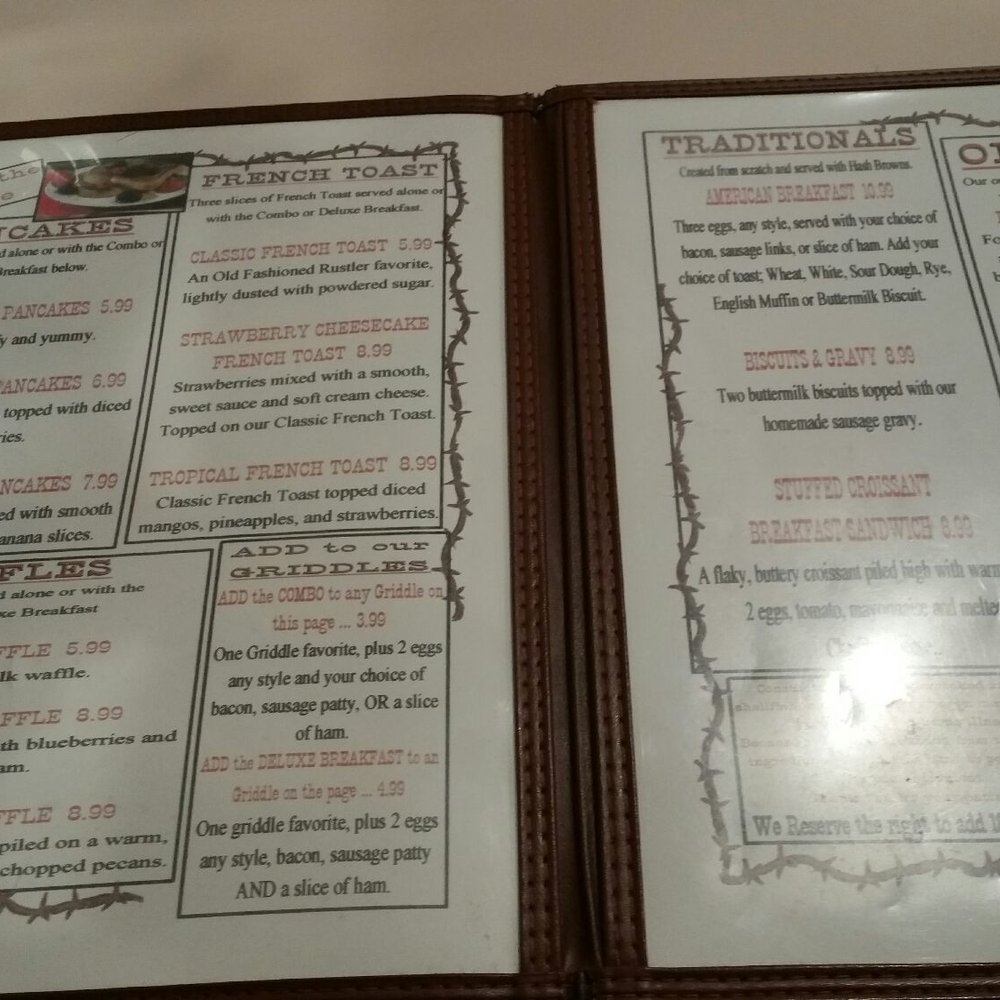 Rustler's Restaurant - Menu - American Near Me - Tropic, Utah Rustler's Restaurant - Menu - American Near Me - Tropic, Utah