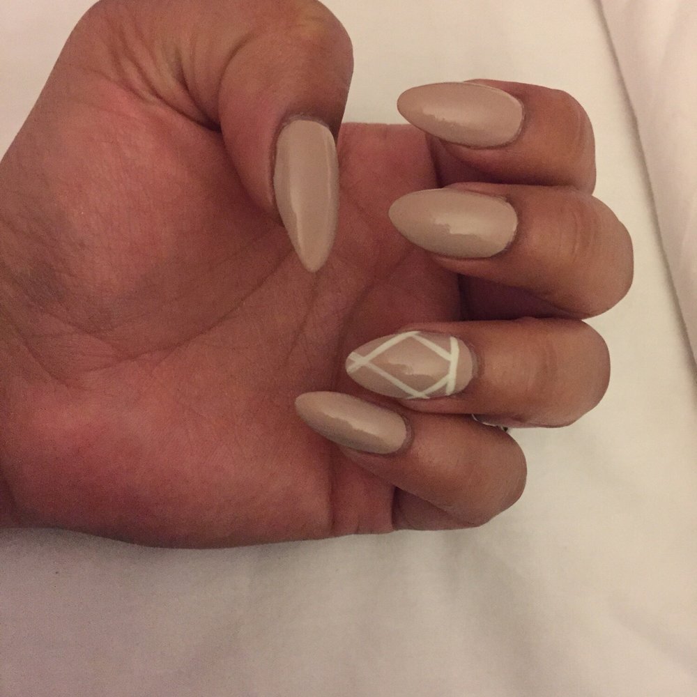 Beyond Nails & Spa - Paulina filled my acrylic nails & reshaped them to the "almond" look due to my prior salon doing a horrible job! She's sweet! - Nail Salons Near Me - Tucson, Arizona Beyond Nails & Spa - Paulina filled my acrylic nails & reshaped them to the "almond" look due to my prior salon doing a horrible job! She's sweet! - Nail Salons Near Me - Tucson, Arizona