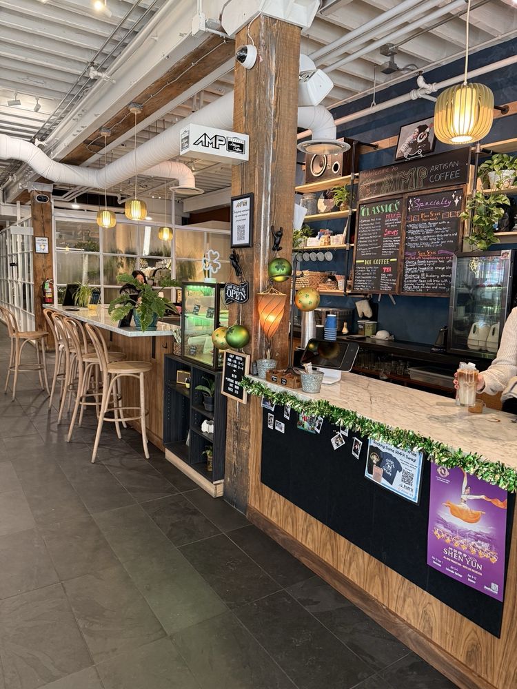 Amp Artisan Coffee Logo