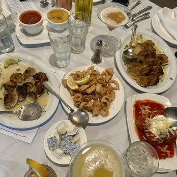 Enzo's of Williamsbridge - Baked clams and calamari with marinara and Pasquale sauce!!! Very tasty! - Italian Near Me - Bronx, New York