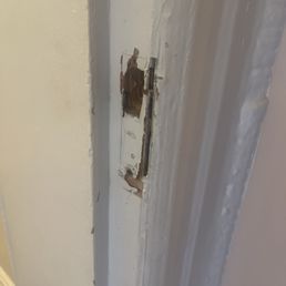 did not install a plate on the door frame to work with the lock, so the lock has never worked well.