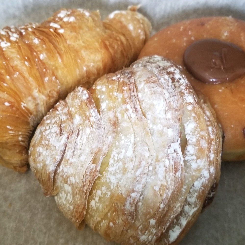 Lobster tail, sfogliatelle, and Nutella bomba Lobster tail, sfogliatelle, and Nutella bomba