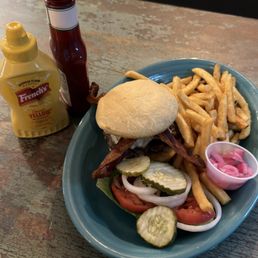 Blue cheese burger Blue cheese burger