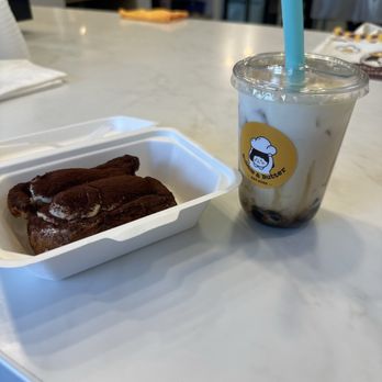Bubble & Butter - Brown sugar dirty boba milk tea and tiramisu tart. - Patisserie/Cake Shop Near Me - Chula Vista, California