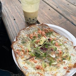 Talkeetna Tako - Smoked Salomon cheese crunch