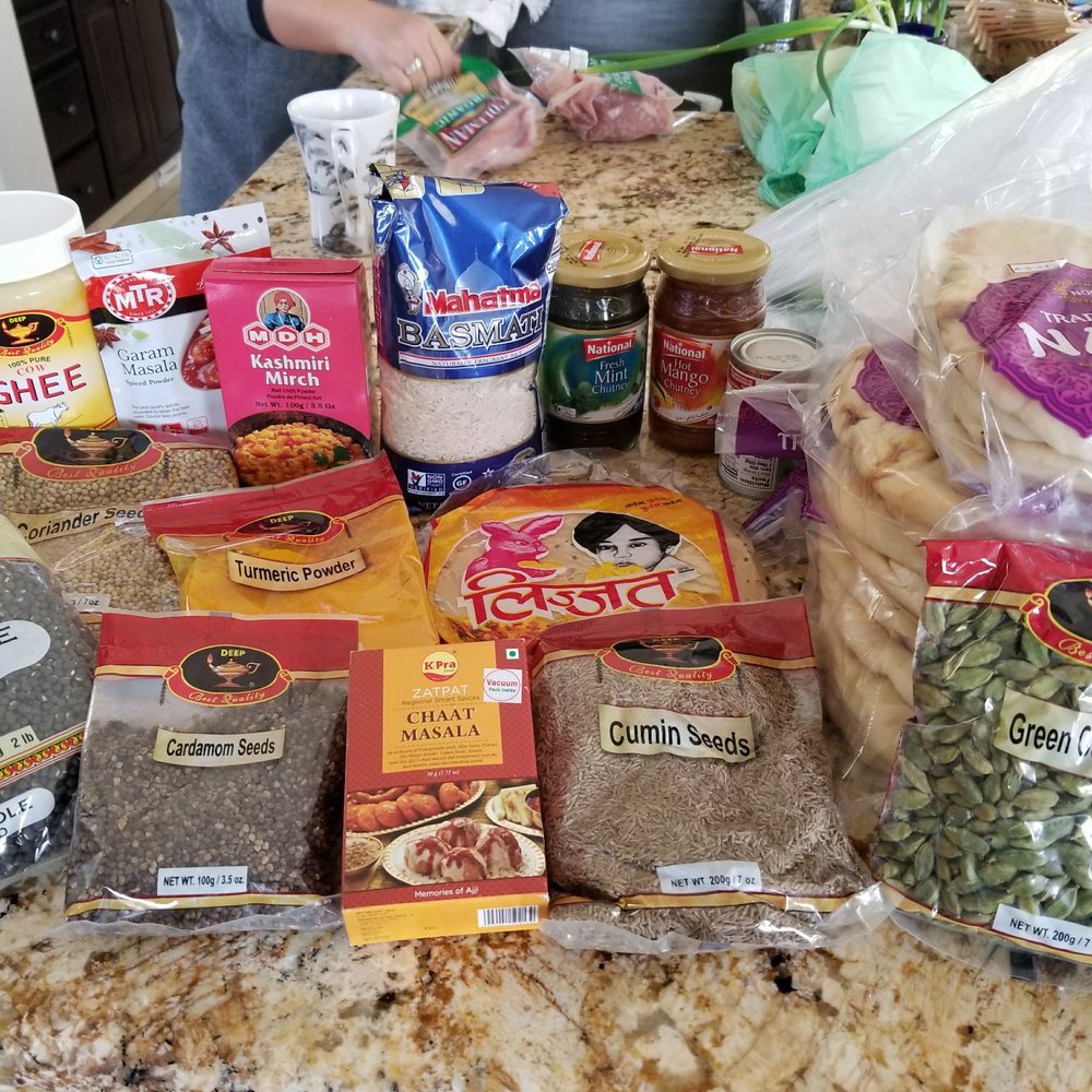 All the stuff we needed for a night of homemade curry! All the stuff we needed for a night of homemade curry!