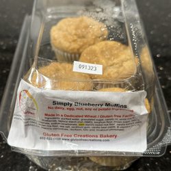 Gluten Free Creations Bakery - Delicious, simply blueberry muffins