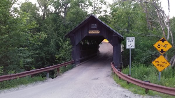 Historic Gold Brook Covered Bridge by null