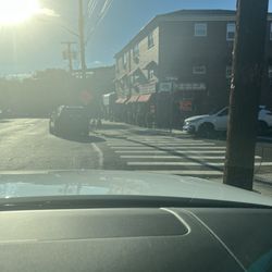 Frank's Pizzeria - Franks is on the corner.