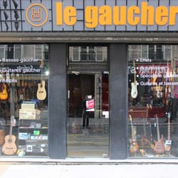 Magasin de guitare et basse pour Gaucher à Paris