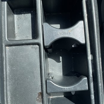 7 Flags Car Wash - Cup Holder Before - Car Wash Near Me - Vallejo, California