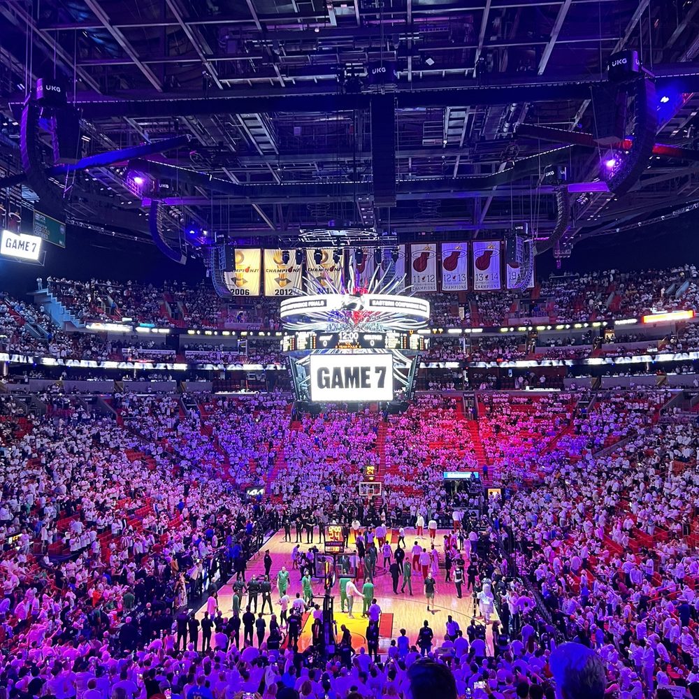 Miami-Dade Arena - View from section 124, Row 33 - Stadiums & Arenas Near Me - Miami, Florida Miami-Dade Arena - View from section 124, Row 33 - Stadiums & Arenas Near Me - Miami, Florida