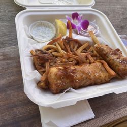 Alaska's Aloha - Already took a bite but look at how thick and crispy she is