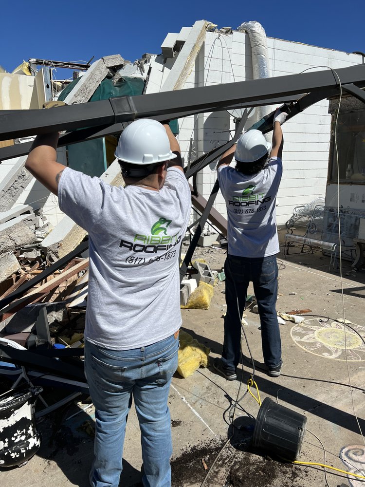 Slide of Ribbit Roofing