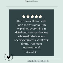 Hello Hydration - 5-Star Patient Review