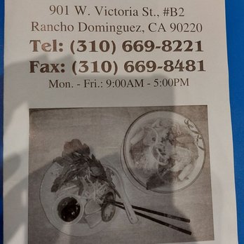 Pacific Noodle House - The menu - Vietnamese Near Me - Compton, California