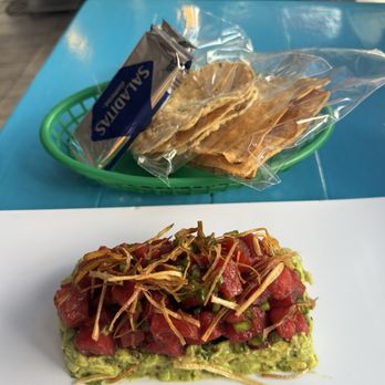 Tuna Azul - Poke tuna montadito - Seafood Near Me - Puerto Vallarta, JAL Tuna Azul - Poke tuna montadito - Seafood Near Me - Puerto Vallarta, JAL