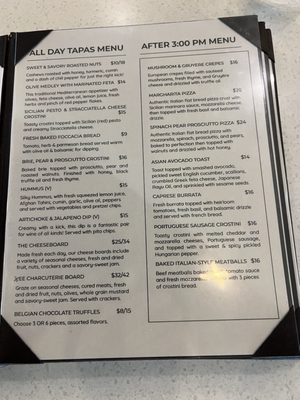 Menu photo 4 Zephyr Wine Bar Reno, NV