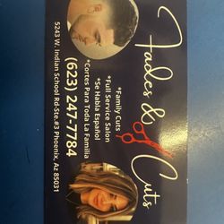 Fades & Cuts - Business card